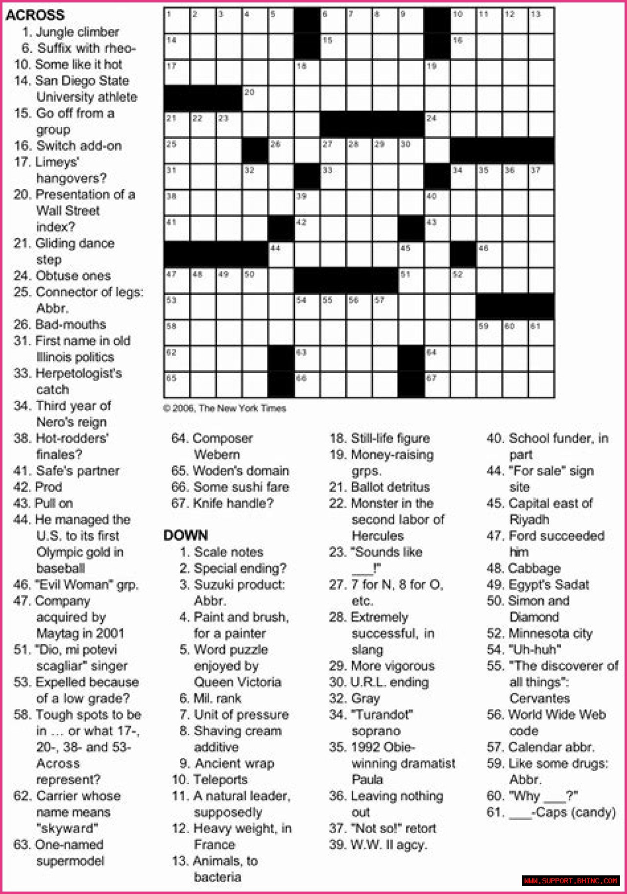 LA Times Sazerac spirits 4 letters Crossword Clue